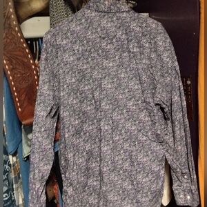 Pearl snap Paisley print panhandle roughstock shirt